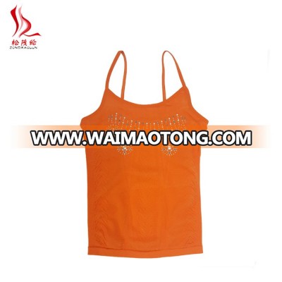 Fashional comfortable wholesale Seamless Modal Spandex Fabric Camisole Vest Latest Fancy Tops