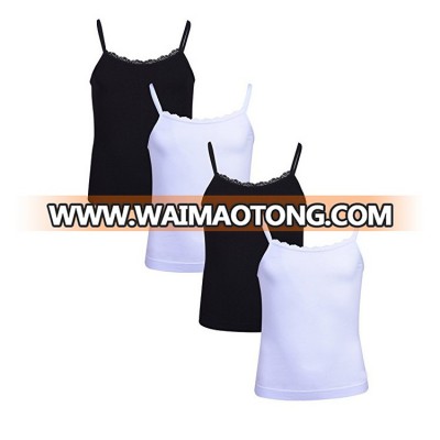 Nylon Lady Plain Underwear Women Seamless Underwear Camisole slim fit tank top