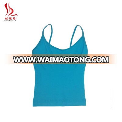 Wholesale ladies fancy camisole sport camisole women plain nylon seamless camisole tank top tye dye shirt